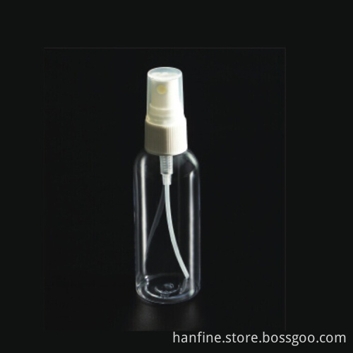 Factory high quality custom logo 80ML plastic PET liquid makeup bottle